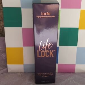 Tarte Life Lock Setting Spray New In The Box Full Size 3.38 oz